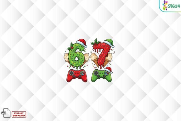 Christmas Gamer 67 Ice Cream PNG: Top Illustrations
