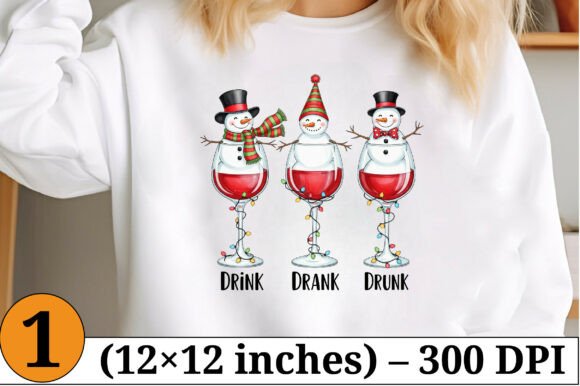 Christmas Wine Png: Festive Illustrations for Crafters