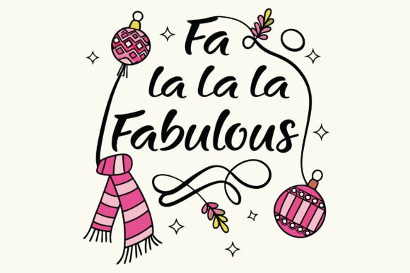 Fa La La La Fabulous Christmas PNG Review
