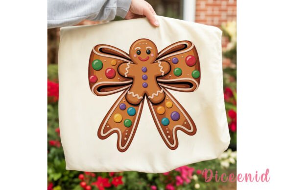 Gingerbread Bow Christmas PNG Clipart Review