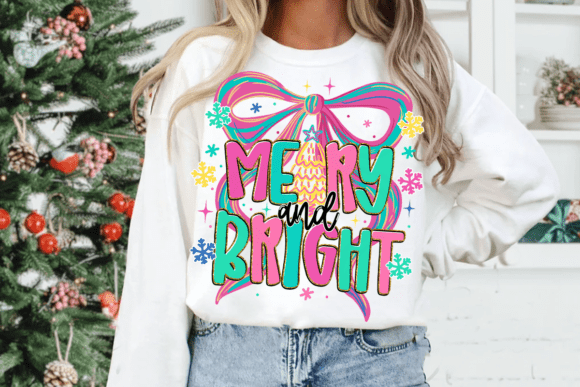 Merry and Bright PNG: Festive Illustrations