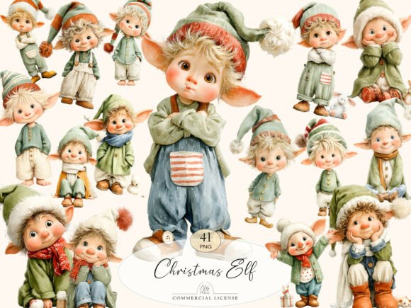 PNG Christmas Elf Clipart: Editorial Illustrations Review