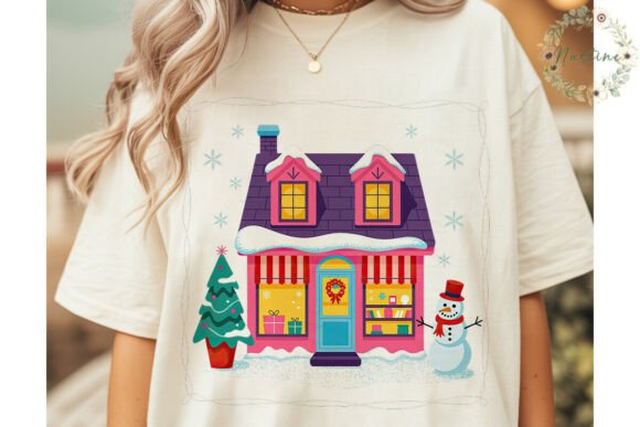Reviewing Christmas Watercolor House PNG Clipart Illustrations