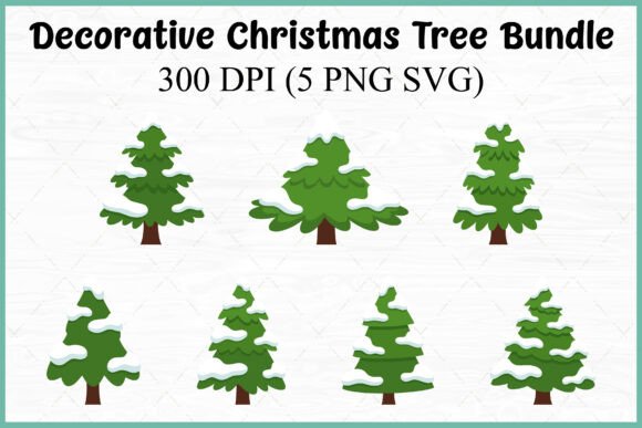 Reviewing the Christmas Winter Tree Vector PNG Bundle